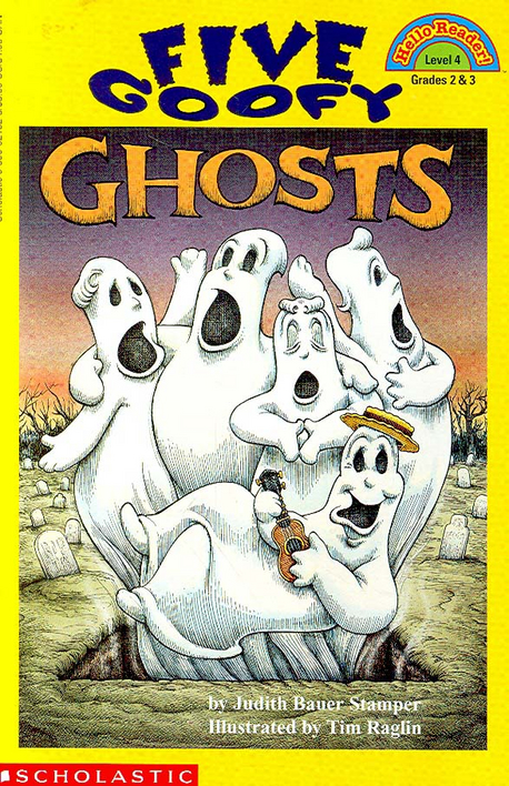 Five goofy ghosts