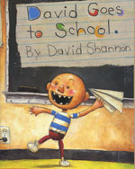 David goes to school 표지 이미지