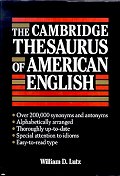 The Cambridge Thesaurus of American English / by William D. Lutz