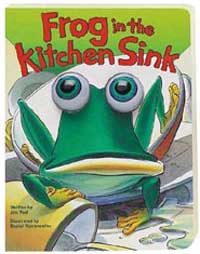 Frog in the kitchen sink