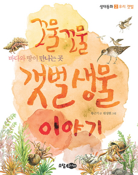 꼬물꼬물 갯벌생물 이야기 : 바다와 땅이 만나는 곳 표지 이미지