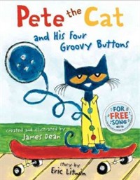 Pete the cat and his four groovy buttons 표지 이미지