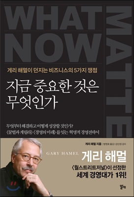 지금 중요한 것은 무엇인가 = What Matters Now by Gary Hamel : 게리 해멀이 던지는 비즈니스의 5가지 쟁점