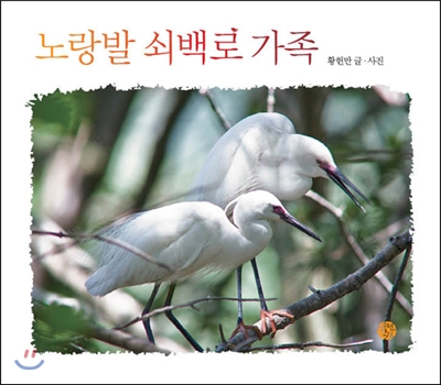 노랑발 쇠백로 가족 표지 이미지