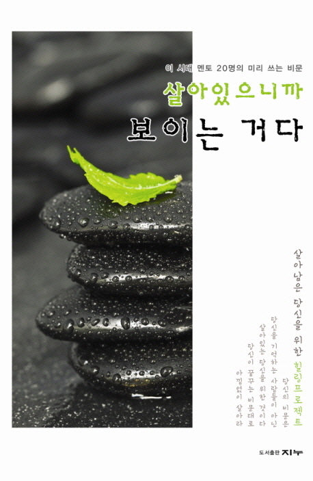 살아있으니까 보이는거다 : 이 시대 멘토 20명의 미리 쓰는 비문